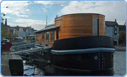 Barge in Water